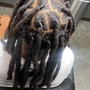 Invisible locs/natural hair