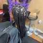 Large Knotless Braids