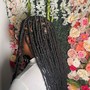 Butt-length soft locs