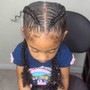 Two braids with curly ends