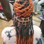 Medium/Large  Braids Hanging