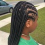 Feeding Braid ponytail Small