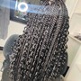 Small Goddess Knotless Box Braids