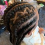 Small Knotless  Box Braids