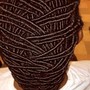 Pre-Parting for Box Braids JUMBO PARTS/PLAITS