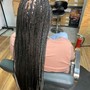 Boho Braids (human hair curls)