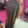 Box Braids midback