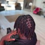 Dread retwist with double twist