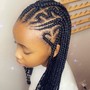 Kid's individual Braids(5-7)