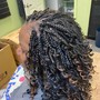 Butterfly locs Crochet hair included (shoulder)($25 deposit required)