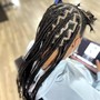 Tribal Flip Over Knotless Braids + Hair Included