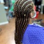 Tribal Flip Over Knotless Braids + Hair Included