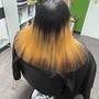 Half-Up Half-Down ( Quick Weave)