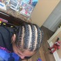 Small feed-in braids