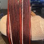 Knotless Senegalese Twist waists length