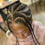 Natural hair Braid Style (FOR KIDS 10 and UP)