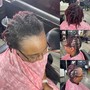 Crochet loc maintenance/ half head