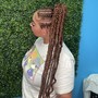 Small knotless braids