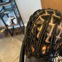 Medium Knotless braids