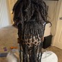 Smedium Knotless twist w/ wash & hair included