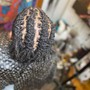 Half head two strand Twist/ braids