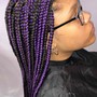 Knotless box braids