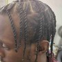 Men cornrows