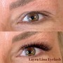 Eyelash lift and tint