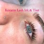 Keratin Lash Lift and Tint