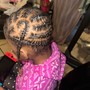 Kid's Braids W/Weave