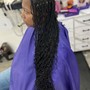 Medium Goddess Knotless Braids