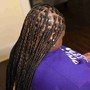 Large Knotless Braids