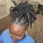 Dread Retwist/Two Strand twist (mid back)