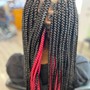 Skunk Patch /Custom color Added TO ANY SIZE BRAIDS