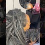 ADULT Loc Maintenance /w UPDO STYLE