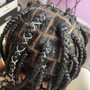 Bantu Knots with extensions