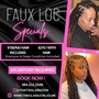 Faux Loc Extensions (short w/hair included)