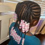 Kid's Braids w/ Weave