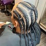 Mens braids with shampoo and blow dry