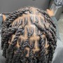 Invisible locs/natural hair