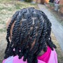 Invisible Locs (Short to Shoulder Length)