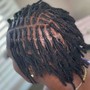 Extended Two Strand Twist Over Short Locs - Bob Length *Hair Included*