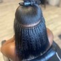 Silk Press| Curl finish or trim