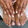 French pedi - Nail Art