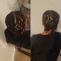 2 Layer Feed-in Tribal Braids SMALL