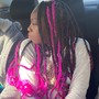 Large Knotless Box Braids