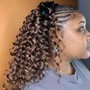 Triangle box braid medium