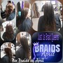 Medium Box Braids ($50.00 deposit)