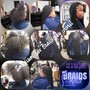 Small Box Braids ($50.00 deposit)