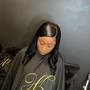 Weave with closure